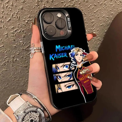 Blue Lock Michael Kaiser Phone Case for iPhone 16 15 14 13 12 11 X XR XS 8 7 Pro Max Plus Translucent Colour Printing Smartphone