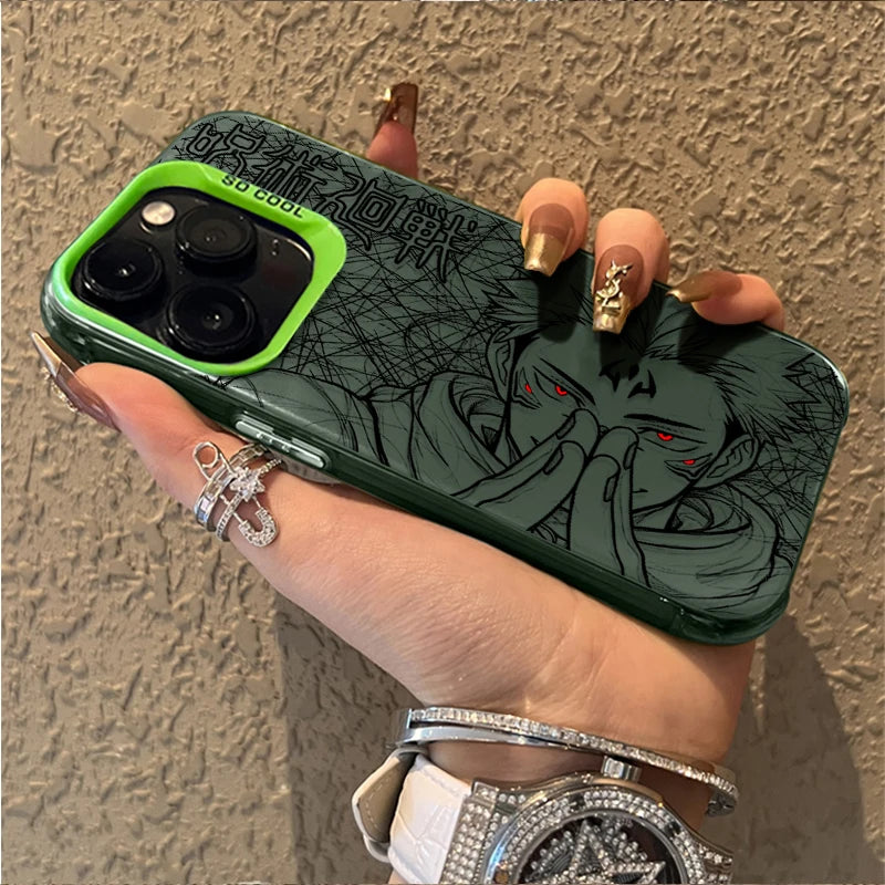 SATORU GOJO RYOMEN SUKUNA LINE ART Phone Case For iPhone 17 17e 16e 16 15 14 13 12 11 mini Pro Max X XR XSMAX Air Plus Anti