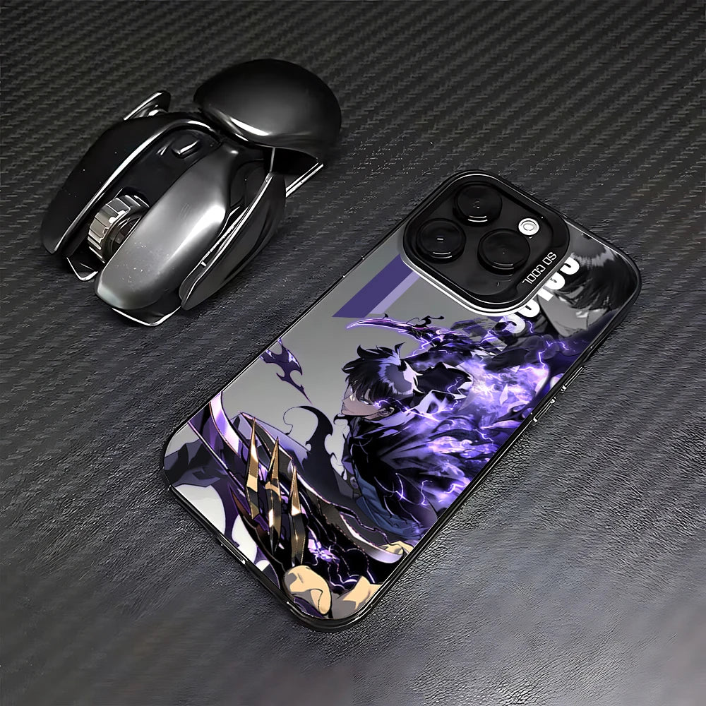 Hot Anime Solos Levelings Phone Case For iPhone 17 17e 16e 16 15 14 13 12 11 mini Pro Max XR Air Plus Anti Fall Matte Back Cover