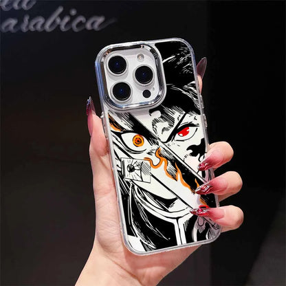 Anime D-emons Slayers Phone Case For Apple iPhone 17 AIR 16E 15 14 13 12 11 Pro Max Plus Transparent Soft Cover