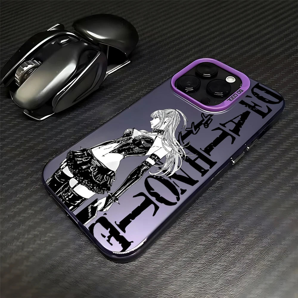 Anime Death Note Phone Case For iPhone 17 16e 16 15 14 13 12 11 mini Pro Max X XR XSMAX 8 7 Air Plus Anti Fall Matte Back Cover