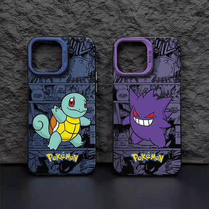 Anime Pokémons Hot Pikachus Phone Case For iPhone 16 15 14 13 12 11 mini Pro Max X XR XSMAX 8 7 Plus Anti Fall Matte Back Cover
