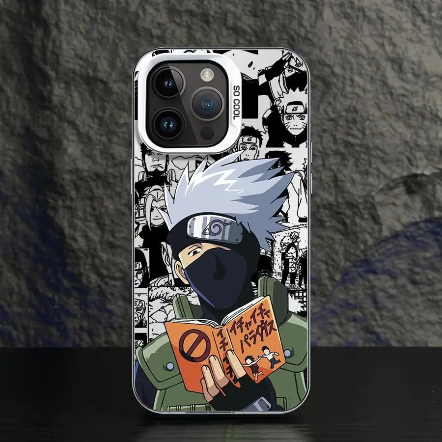 N-N-arutos Kakashi Soft Shell Case for iPhone 17 Air 11 12 13 Pro Max 16e 14 15 16 Plus