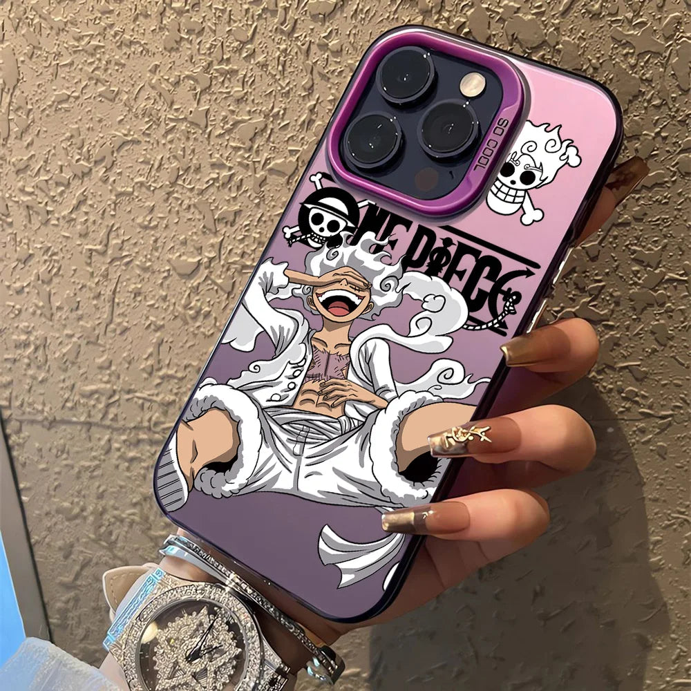 Anime Ones Pieces Nika Luffys Phone Case for IPhone 17 17e 16e 16 15 14 13 12 11 Pro Max Air Plus Anti Fall Matte Back Cover