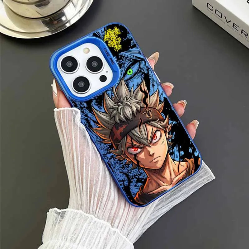 Asta Black Clover For Apple iPhone 17 16E 16 15 14 13 12 mini Pro Max Plus Cover Funda Siliconea Soft Capa Colorful Phone Case