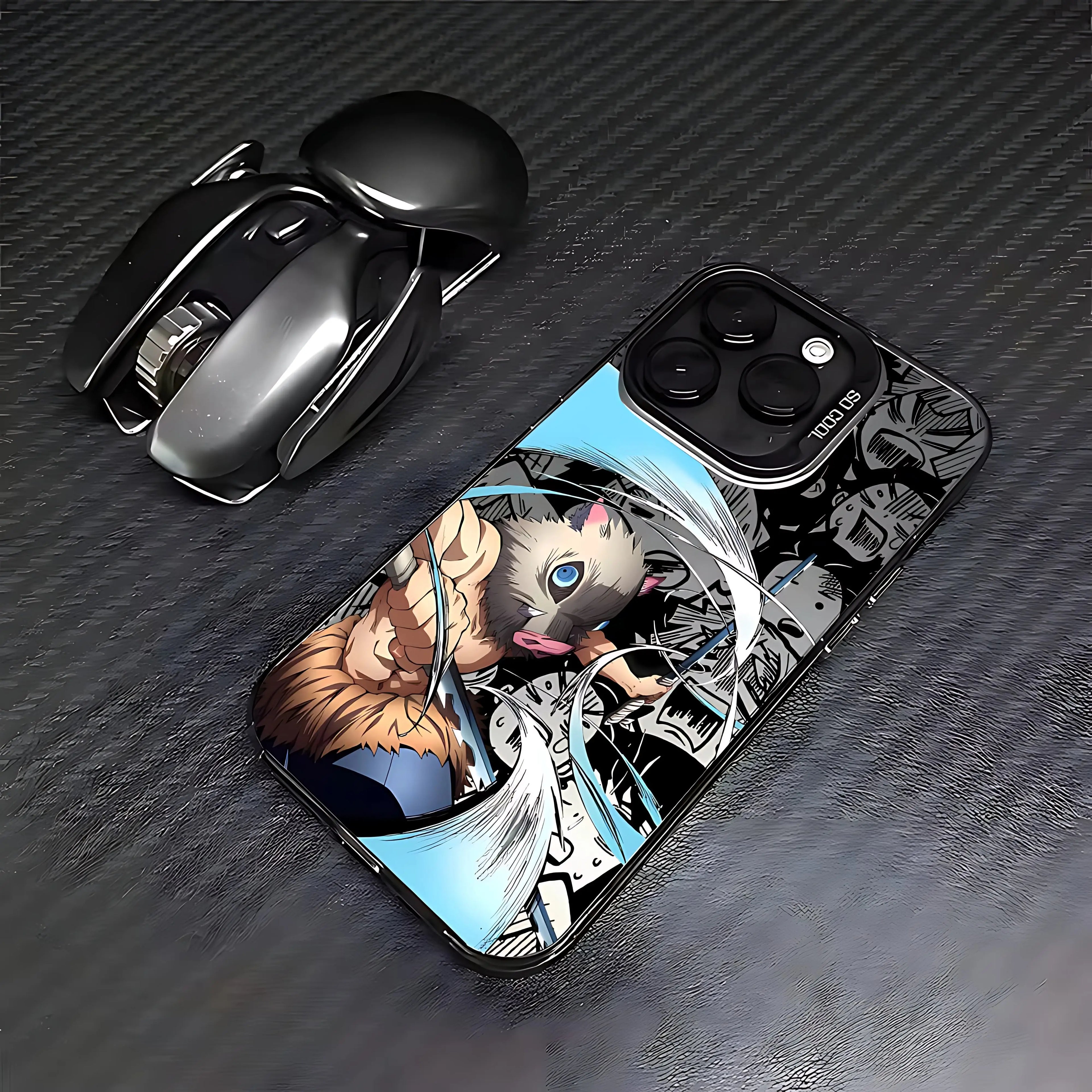 Anime D-Demons Slayers Phone Case For iPhone 17 16e 16 15 14 13 12 11 mini Pro Max X XR XSMAX 8 7 Air Plus Anti Fall Matte Cover
