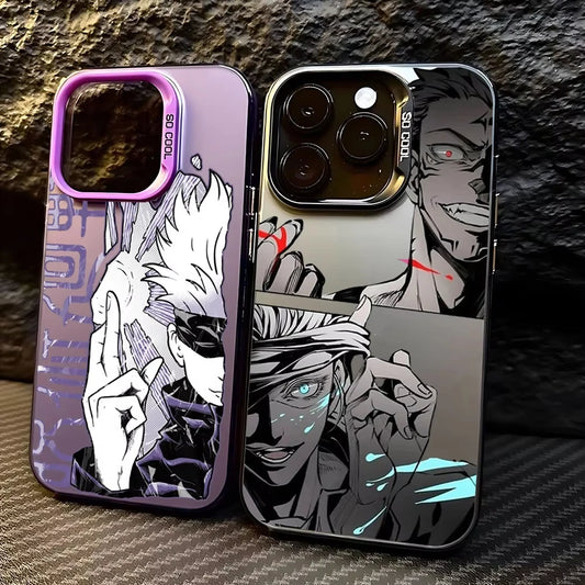 Anime Jujutsu Kaisen Phone Case For IPhone 16 15 14 13 12 11 Pro Max X XR XS 7 8 Plus Mini SE 2020 2022 Case Gojo