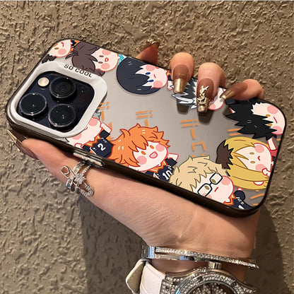 Handsome Anime Haikyuu Hot Hard Case for iPhone 16E 11 12 16 15 14 13 Pro Max XS X XR Plus 8 7 SE 2020 Shockproof Matte Cover PC