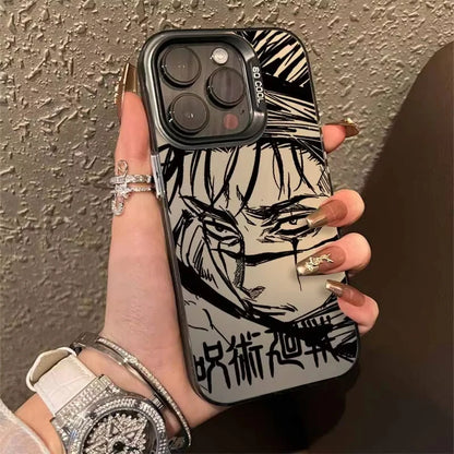 Anime Jujutsu Kaisen Graphic Phone Case for iPhone 17 Air 16 15 14 11 Pro 13 12 Mini 8 7 Matte Bumper Shockproof Hard Cover