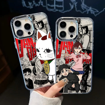 New DanDaDan Anime Phone Case For iPhone 17 16e 16 15 14 13 12 11 mini Pro Max X XR XSMAX 8 7 Air Plus Transparent Soft Cover
