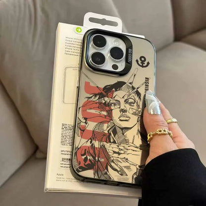 JoJo Bizarre Adventure Phone Case For iPhone 17 16e 16 15 14 13  mini Pro Max X XR XSMAX 8 7 Air Plus Anti Fall Matte Back Cover