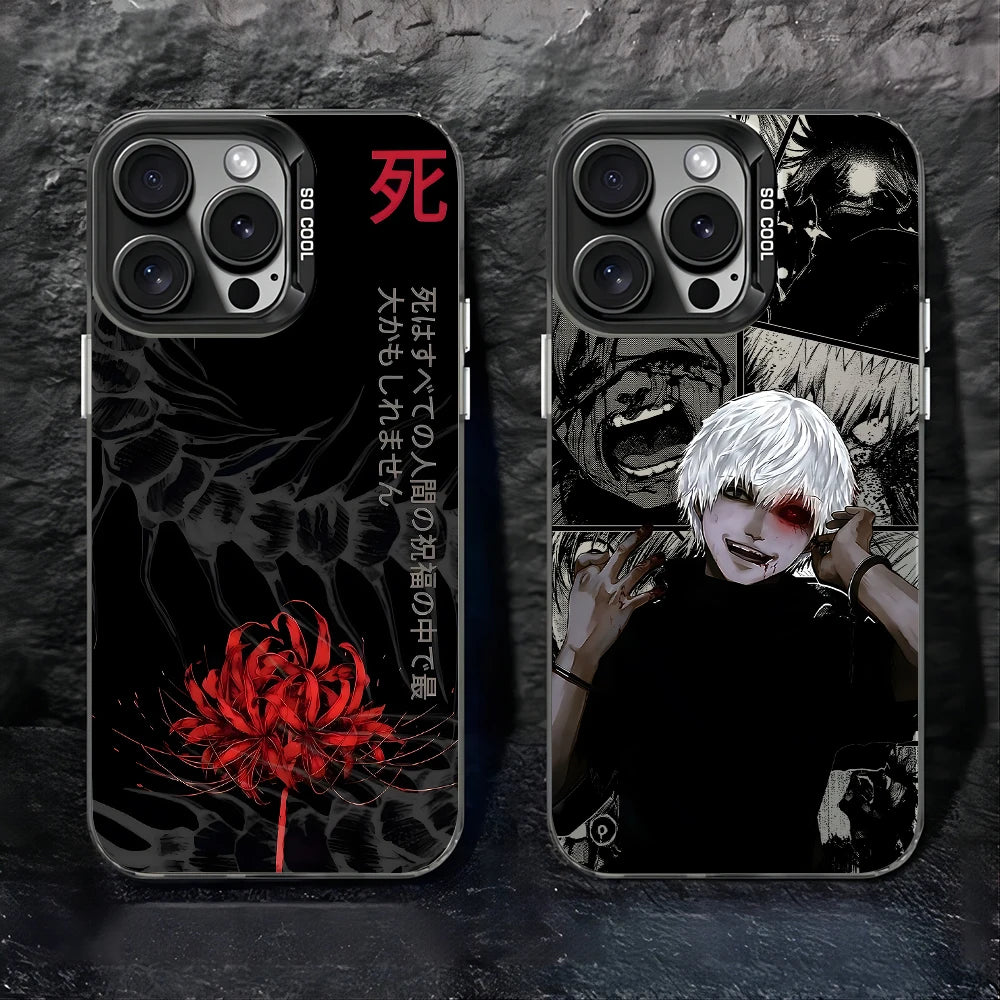 New Cool T-Tokyo Ghoul Anime Phone Case For iPhone 17 16e 16 15 14 13 12 11 mini Pro Max X XR XSMAX 8 7 Air Plus Anti Fall Matte