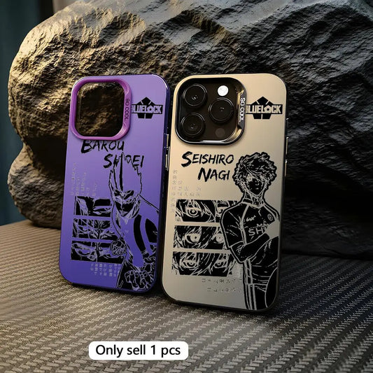 Anime blue lock Phone Case TPU Slim Shockproof Phone Case Full Camera Cover For iPhone 17 16 15 14 13 12 11 Pro Max