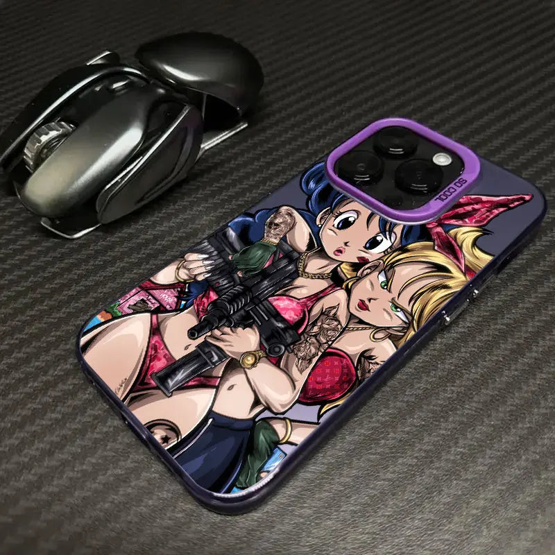 Phone Case For iPhone 17 17e 16 15 14 13 12 11 mini Pro Max X XR XSMAX 8 7 Air Plus Anti Fall Matte Cool Dragons Balls Cartoon