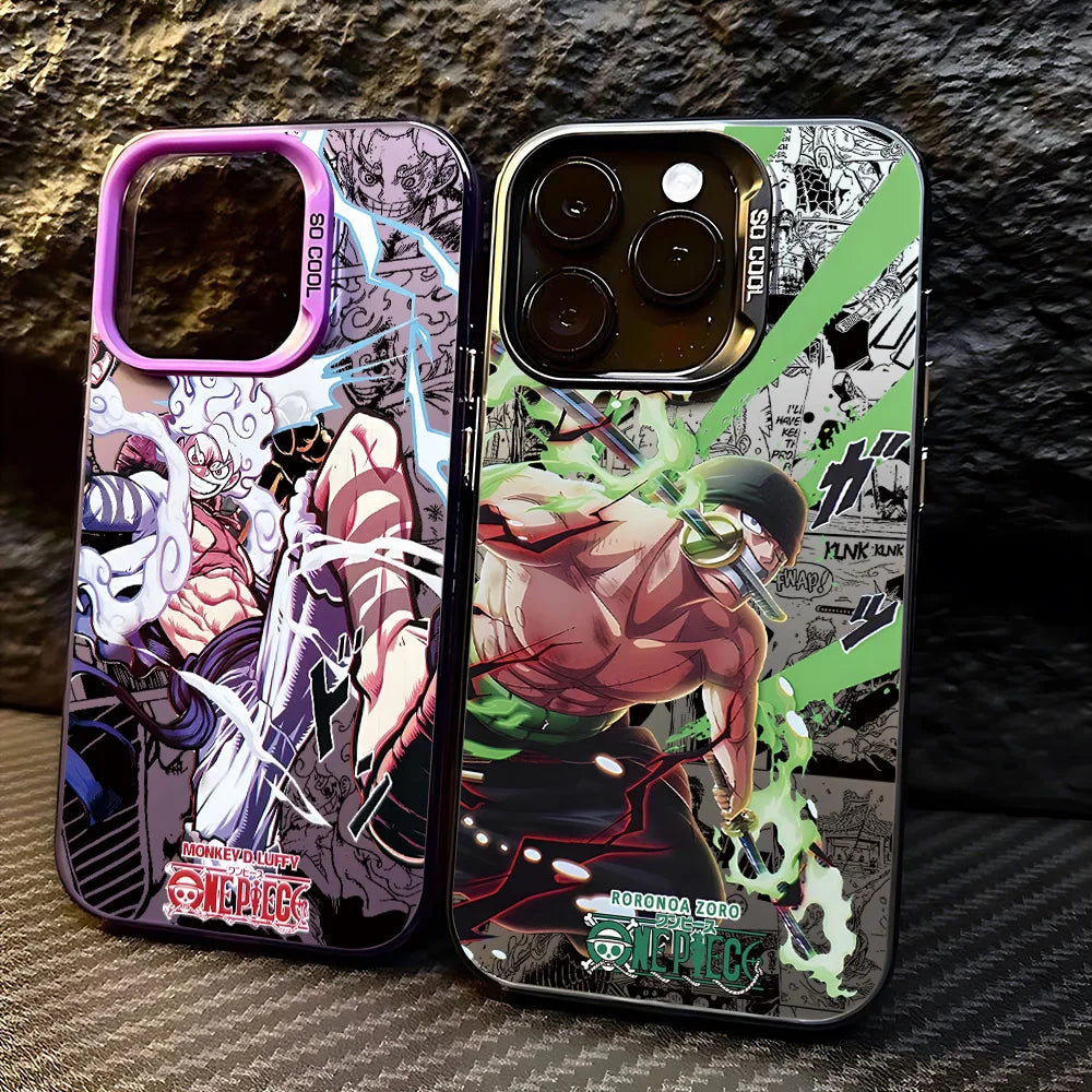 Anime Ones Pieces Luffys Zoros Phone Case for IPhone 17 17e 16e 16 15 14 13 12 11 Pro Max Air Plus Anti Fall Matte Back Cover