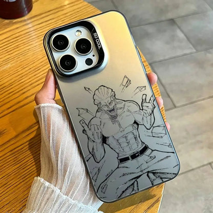Kinji Hakari Jujutsu   Phone Case For iPhone 17,16,15,14,13,12,11,Mini,Pro,E,MAX White Candy Matte Cover