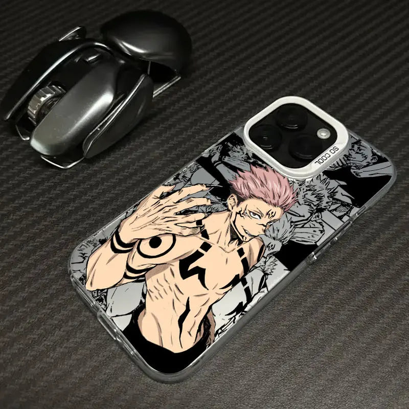 Jujutsu Kaisen Sukuna Gojo Satoru Anime Coque Phone Case For iPhone 17 16e 16 15 14 13 12 11 Pro Max Air Plus Anti Fall Cover