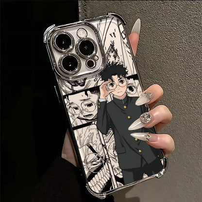 Hot Anime D-Dandadans Plating Phone Case For Samsung A37 A57 A07 A36 A16 A06 A35 A55 A25 A26 A05s A15 A54 A34 A24 A14 A05 4G 5G
