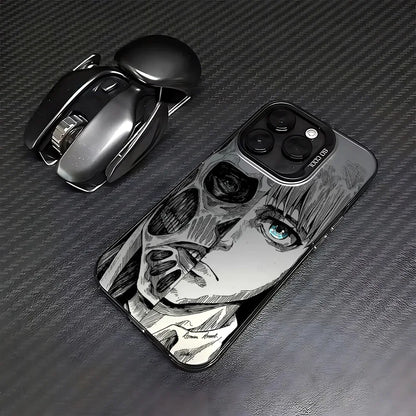 Luxury Attack On Titan Phone Case For iPhone 17 17e 16e 16 15 14 13 12 11 mini Pro Max X XR XSMAX 8 7 Air Plus Anti Fall Matte