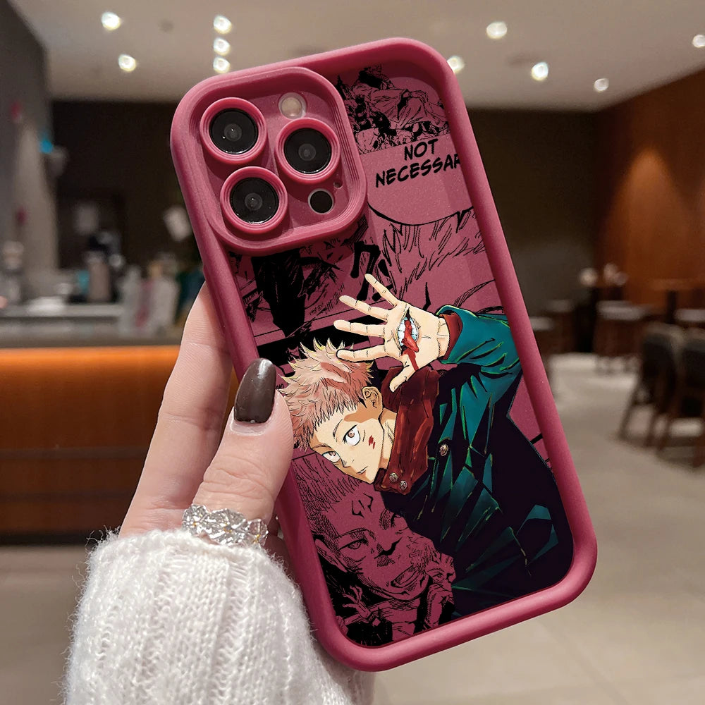 Cool Jujutsus Kaisens Phone Case for iPhone 17 16e 16 15 14 13 12 11 Air Pro Max Mini XR XS X 7 8 6 6s Plus Soft TPU Back Cover