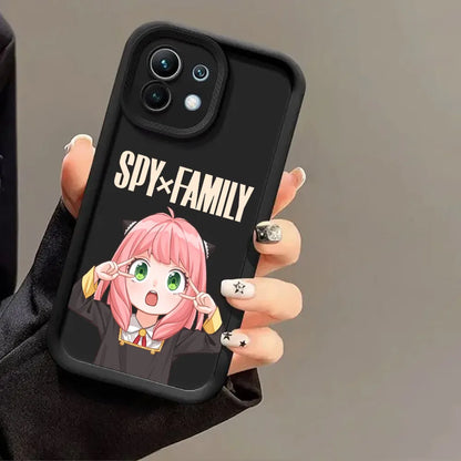 Cartoon Kawaii Spy X Family Anime Phone Case for Xiaomi 13T 14T 15T 17T Pro 15 Ultra Poco M7 M8 F8 F7 X6 X7 X8 17 Pro Max Cover