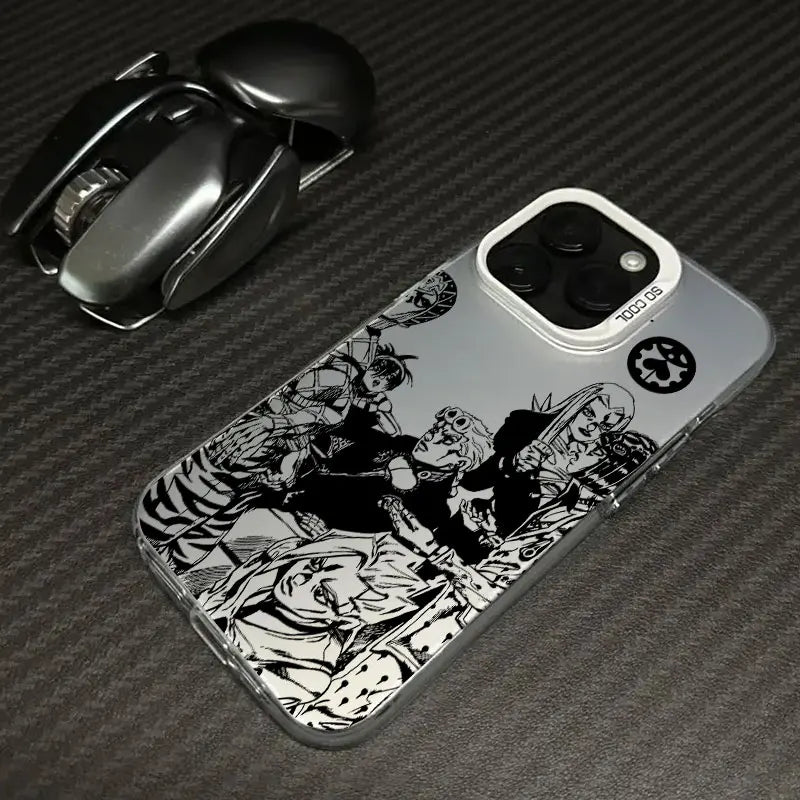 J-JoJos Bizarre Adventure Phone Case For iPhone 17 16e 16 15 14 13 12 11 mini Pro Max X XR 8 Air Plus Anti Fall Matte Back Cover