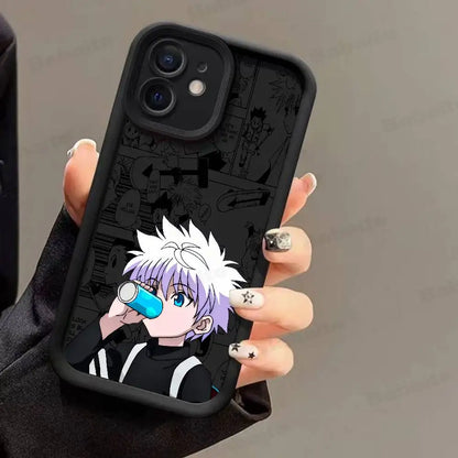 Anime Killua Hunter X Hunter Silicone Phone Case For iPhone 17 Air 17 16 15 14 13 12 11 Plus Pro Max Shockproof Soft Cover