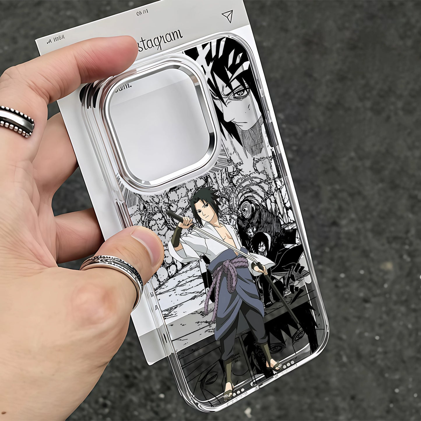 Anime Uchihas Sasukes Phone Case For iPhone 17e 17 16e 16 15 14 13 12 11 mini Pro Max X XR XSMAX 8 7 Air Plus Clear