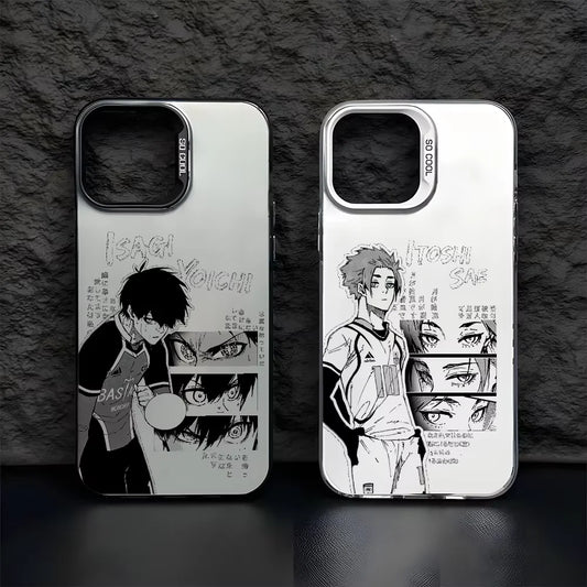 Anime Blue Lock Phone Case For iPhone 16 e 15 14 13 12 11 Pro Max Plus Mini X XS XR SE 2020 2022 Funda Coque