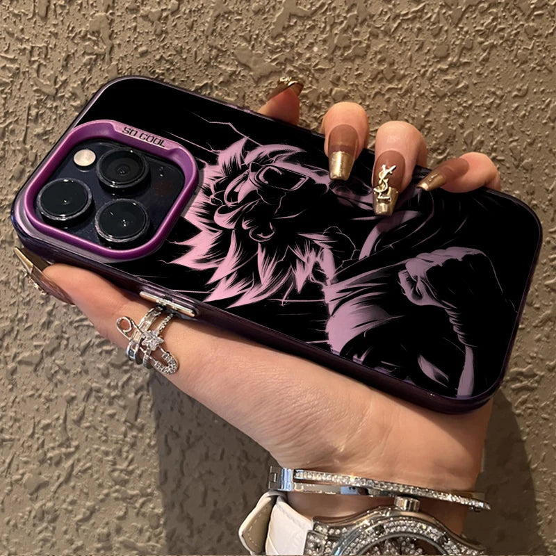DRAGON BALL SHENRON GOKU SILHOUETTE Hard Case for iPhone 12 17 Air Pro Max 16 15 11 14 13 Pro Max XS X XR Plus 8 7 SE 2020 Cover