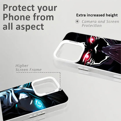Jujutsu Kaisen Merchandise Phone Case For iPhone 11/12/13/14/15/16/17 Pro Max Color Gradient TPU Case Shockproof Cover