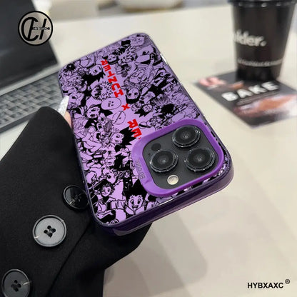 Black HUNTER×HUNTER Hot Anime Phone Case FOR IPhone 17 16 15 Pro MAX 14 13 12 16e 15Pro Plus Shell 17Air Silver Shell IMD Covers
