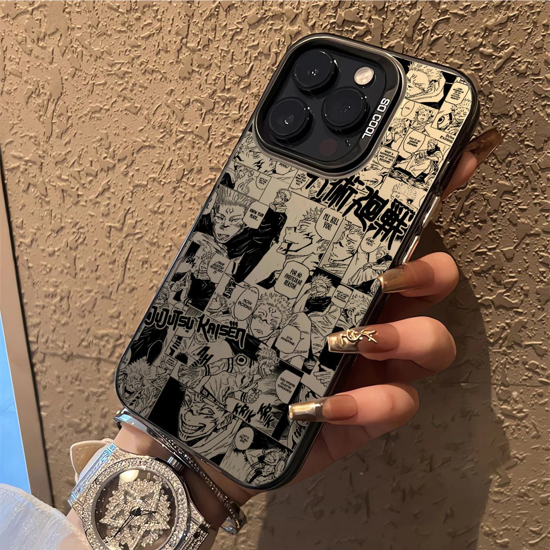 Classic Comics Jujutsus Kaisens Phone Case For iPhone 16 15 14 13 12 11 Pro Max X XR XSMAX 8 7 Plus Candy Matte Back Cover