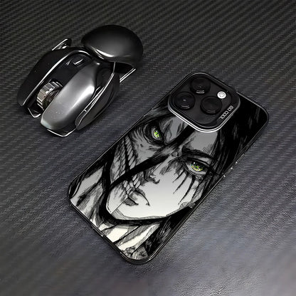 Luxury Hot Anime Attack On Titan Phone Case For iPhone 17 16e 16 15 14 13 12 11 mini Pro Max X XR Air Plus Anti Fall Matte Cover