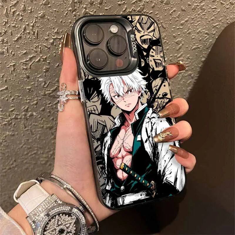 Demon Slayer Anime Cute Cover For Apple iPhone 17 Air 16E 16 15 14 13 12 mini Pro Max Plus Colorful Phone Case