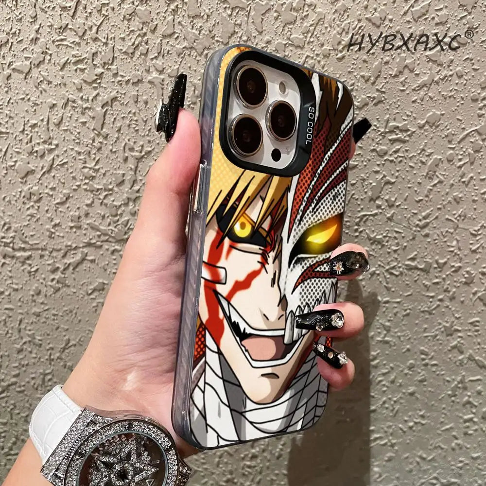 HD Hot Anime Bleach Cool Phone Case for iPhone 17 17 Air 16 16e 15 14 13 12 11 X XR XS Plus Pro Max Mini Hot-selling materials