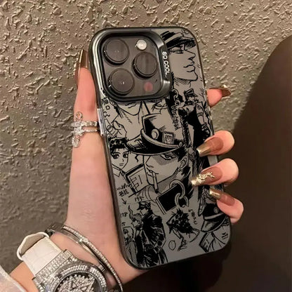 J-JoJos Bizarre Adventure Phone Case For iPhone 17 16e 16 15 14 13 12 11 mini Pro Max X XR 8 Air Plus Anti Fall Matte Back Cover