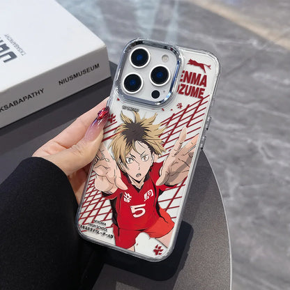Hot Anime Haikyuu Hinata Shoyo Phone Case For iPhone 17 16e 16 15 14 13 12 11 mini Pro Max X XR XSMAX 8 7 Air Plus Soft Cover