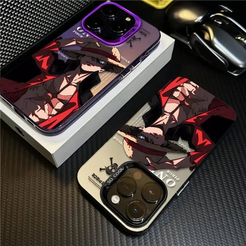 3D One Piece Monkey D. Luffy Phone Case for iPhone 11 12 13 14 15 16 17 Pro Max Plus mini 17promax straw hat Ã£ÂÂ«Ã£ÂÂÃ£ÂÂ£ Back Cover