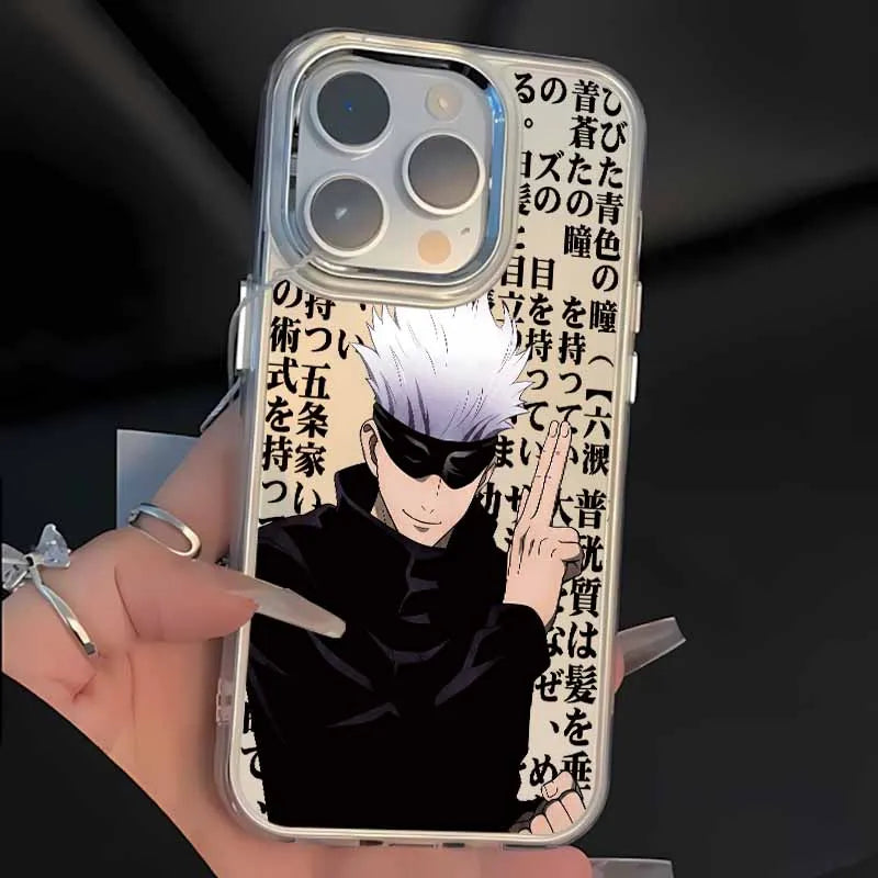Anime J-ujutsu K-aisen Phone Case For Apple iPhone 17 AIR 16E 15 14 13 12 11 Pro Max Plus Transparent Soft Cover
