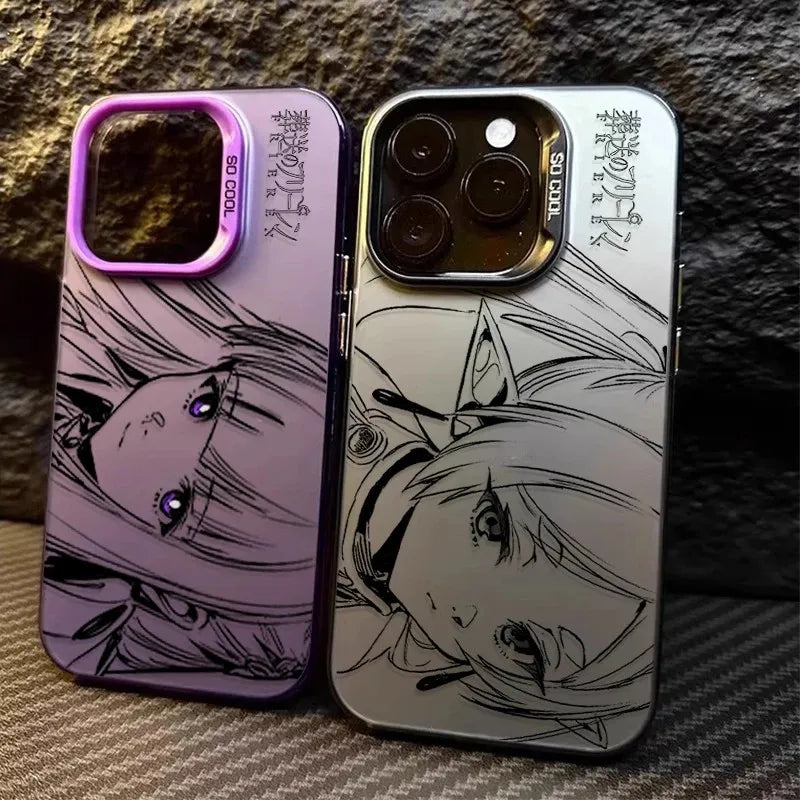 Anime FRIERENS Cute Phone Case for Samsung Galaxy S26 S25 S24 S23 S22 S21 S20 Note20 Ultra Edge Plus 4G 5G Anti Fall Matte Cover