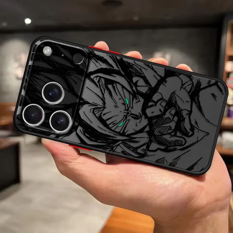 Case for iPhone 17 Pro Max 15 XS XR 11 Air 16 Plus 7 8 SE 14 13 Mini 12 Funda Back Phone Cover Dragon Ball Goku Vegeta