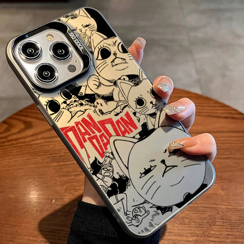 DandadanS Anime Hot New Frosted Phone Case for iPhone 17 Air 16 E 15 14 Plus 13 12 Mini 11 Pro Max Acrylic Sheet Silicone Cover