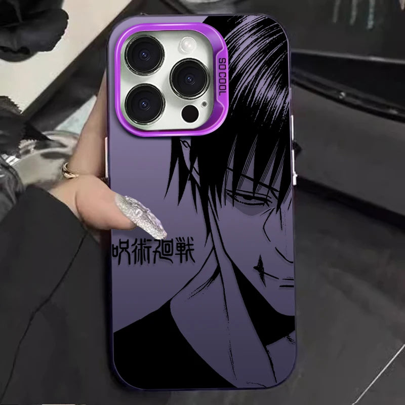 Toji Satoru Gojo Cool Hard Phone Case for IPhone 17 16 15 14 13 12 11 Pro Max Plus 17 Air 16E X XR XS Max Shockproof Back Cover