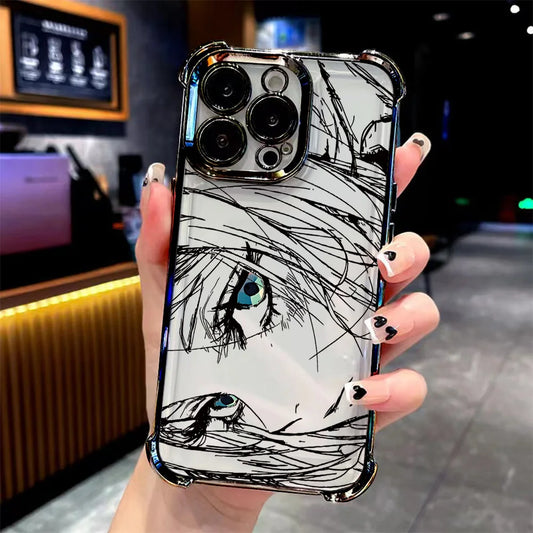 Hot Japan Anime Comics Frieren Plating Phone Case For iPhone 16e 16 15 14 13 12 11 Pro Max X XR 7 8 6 Mini Plus Anti-Fall Cover