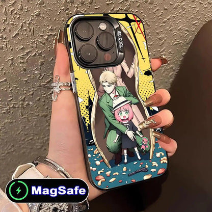 Anime Spy Family Mobile Phone Case for iPhone 17 16 15 14 13 12 11 Air Pro Max Plus MagSafe Translucent Colorful Cover Cover