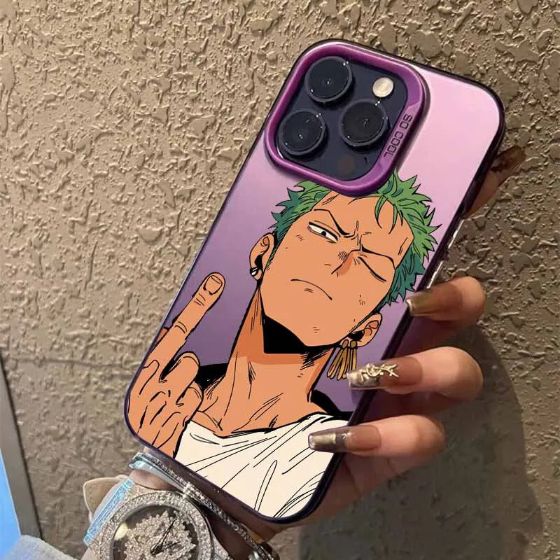 L-uffys Z-oro Anime Cover For Apple iPhone 17 Air 16E 16 15 14 13 12 mini Pro Max Plus Colorful Phone Case