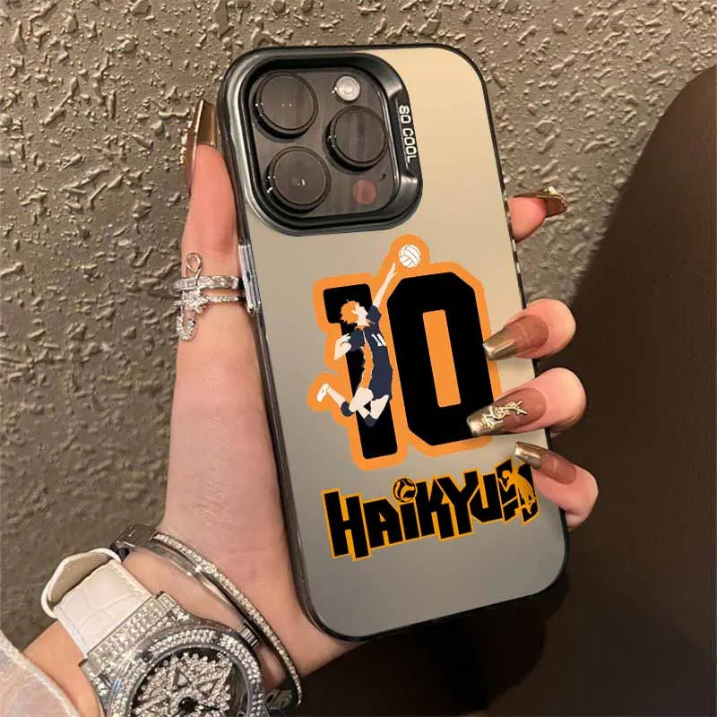 Haikyuu!! Anime Phone Case For iPhone 17 16e 16 15 14 13 12 11 mini Pro Max X XR XSMAX 8 7 Air Plus Anti Fall Matte Back Cover
