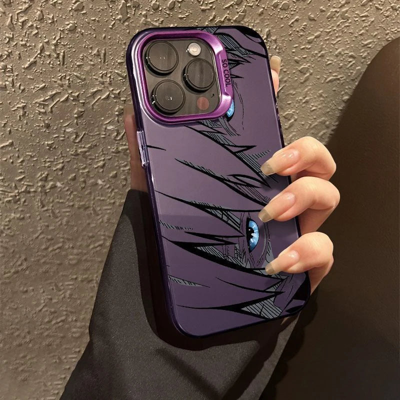 G-GojoS Phone Case For iPhone 17 16e 16 15 14 13 12 11 mini Pro Max X XR XSMAX 8 7 Air Plus Anti Fall Matte Back Cover S-SatoruS