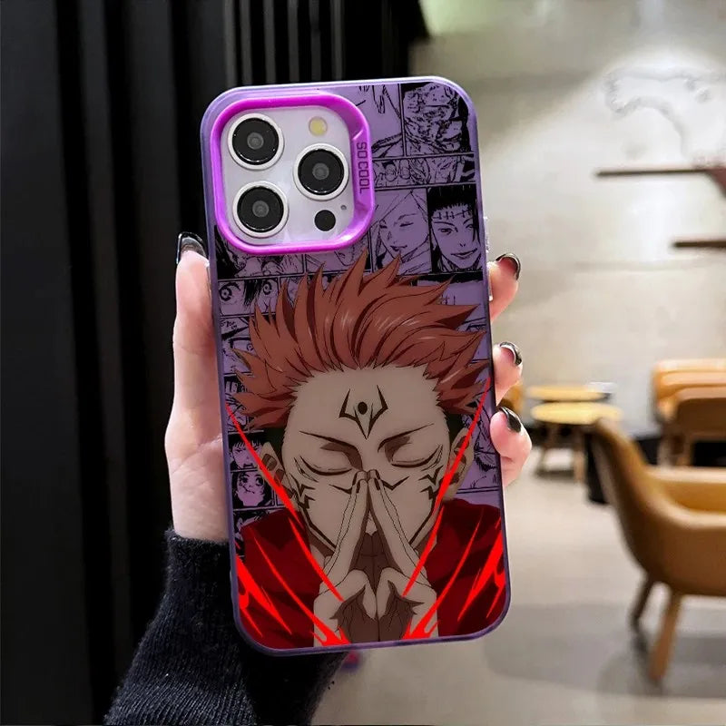 JujutsuS KaisenS Gojo Sukuna Phone Case For iPhone 17 17e 16e 16 15 14 13 12 11 mini Pro Max X XR XSMAX Air Plus Anti Fall Matte